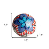 1.5" X 1.5" X 1.5" Ceramic Metal Multicolor 12 Pack Knob - Homeroots - Flyclothing LLC