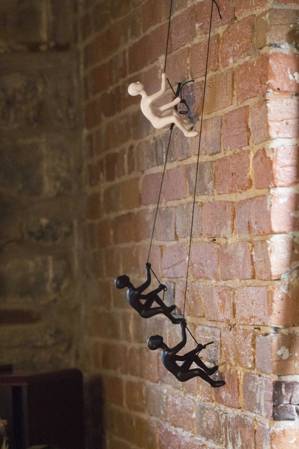 Set Of Two 6" Black Unique Climbing Men Wall Art - Homeroots - Flyclothing LLC