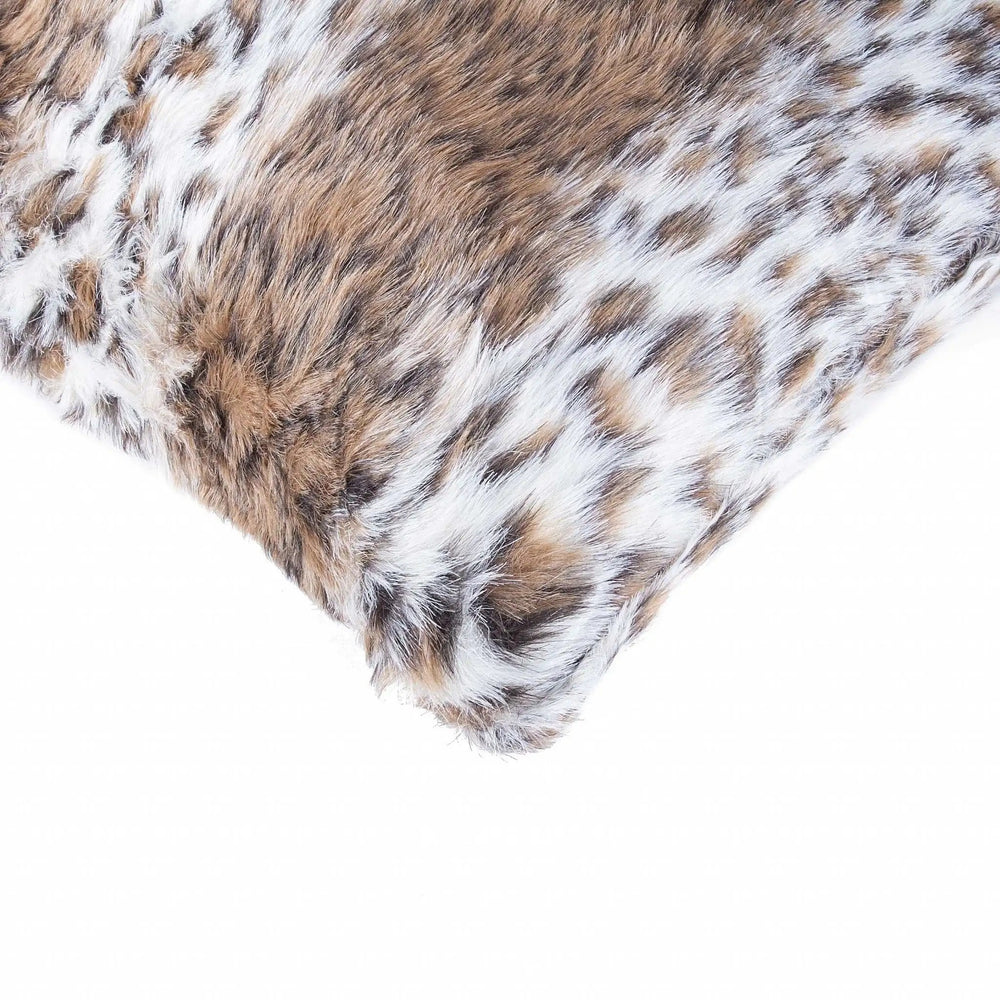 18" X 18" X 5" Acrylic Plush Polyester Polyfill Lynx 2 Pack Pillow - Homeroots - Flyclothing LLC