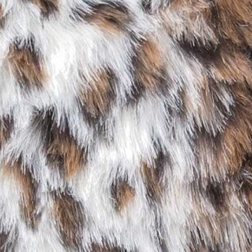 18" X 18" X 5" Acrylic Plush Polyester Polyfill Lynx 2 Pack Pillow - Homeroots - Flyclothing LLC