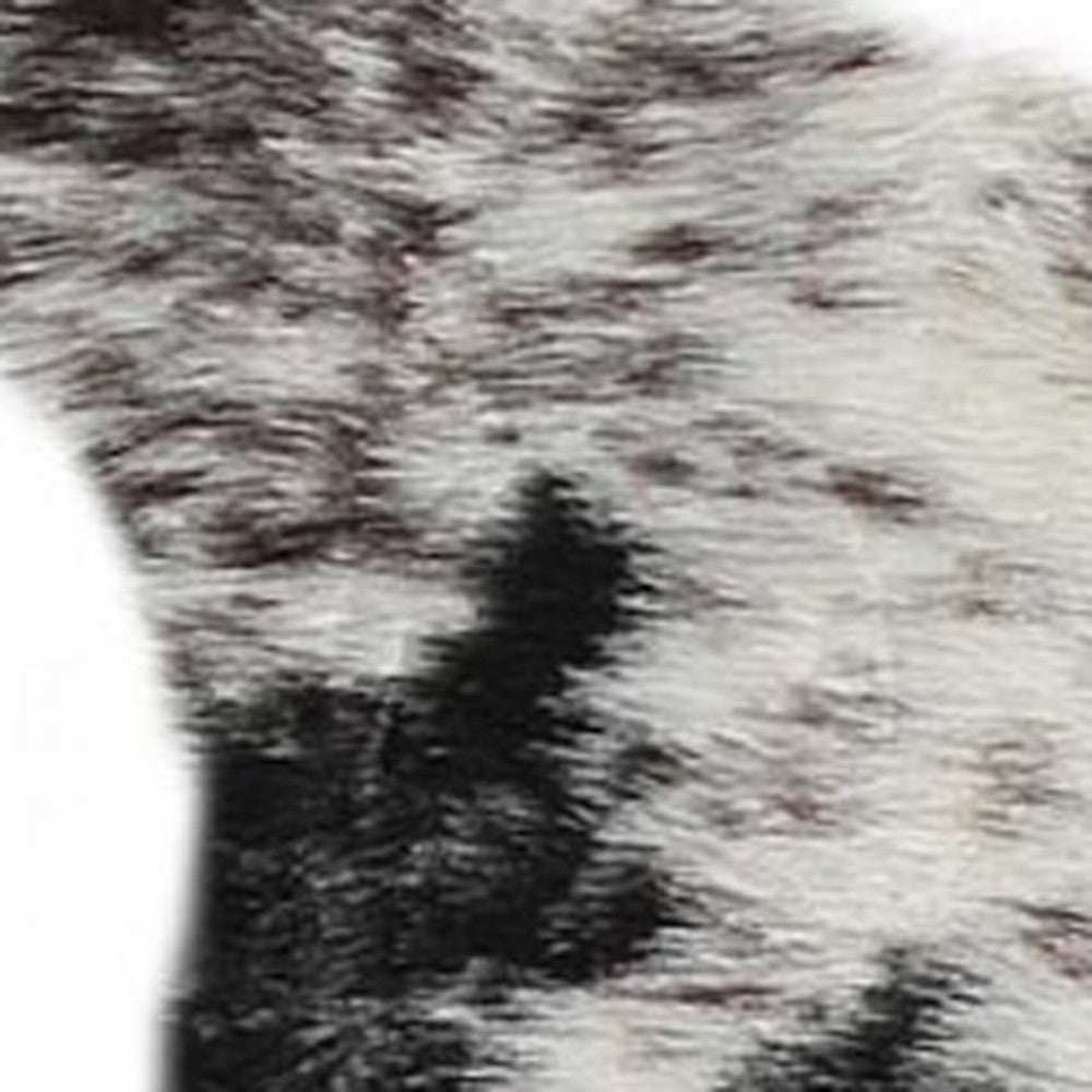 S&P Black White Animal Print Area Rug - Homeroots - Flyclothing LLC