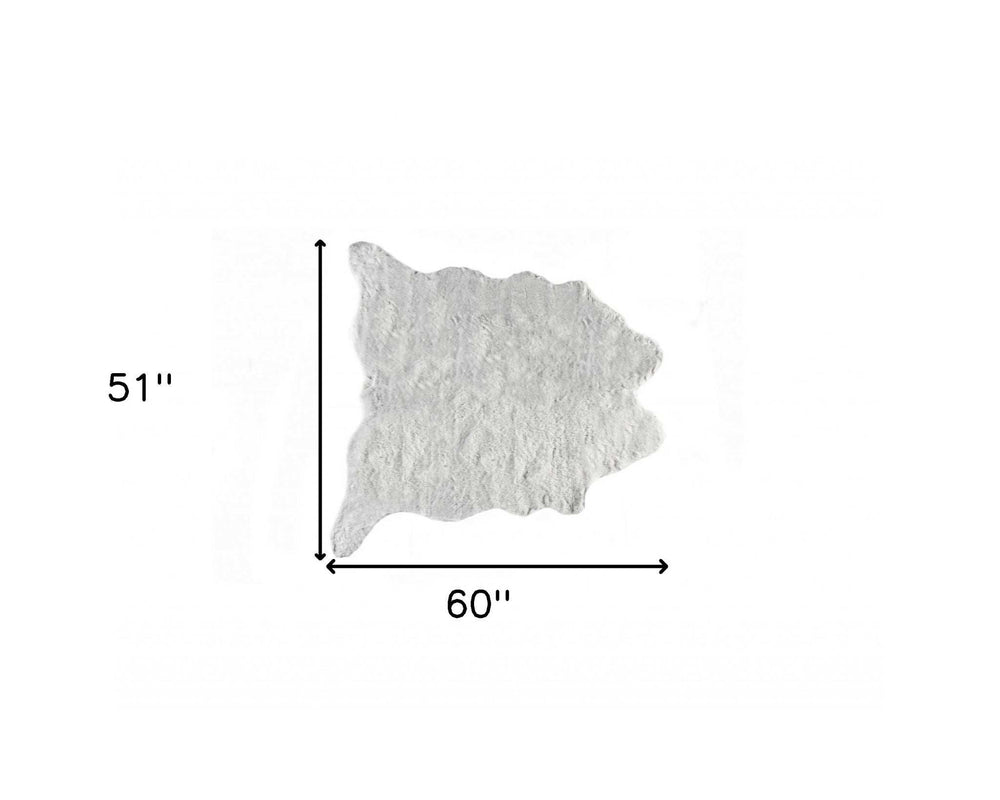 Grey Animal Print Area Rug - Homeroots - Flyclothing LLC