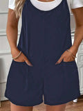 Full Size Scoop Neck Spaghetti Strap Overalls Plus Size - Trendsi - Flyclothing LLC