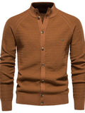 Men's Button Down Long Sleeve Cardigan - Trendsi - Flyclothing LLC