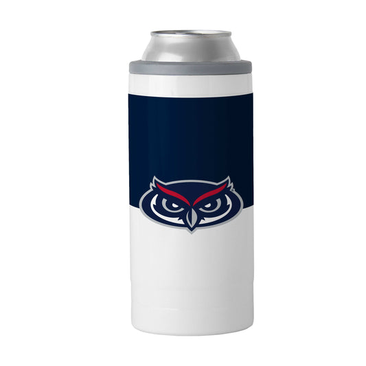 Florida Atlantic 12oz Colorblock Slim Can Coolie - Logo Brands - Flyclothing LLC