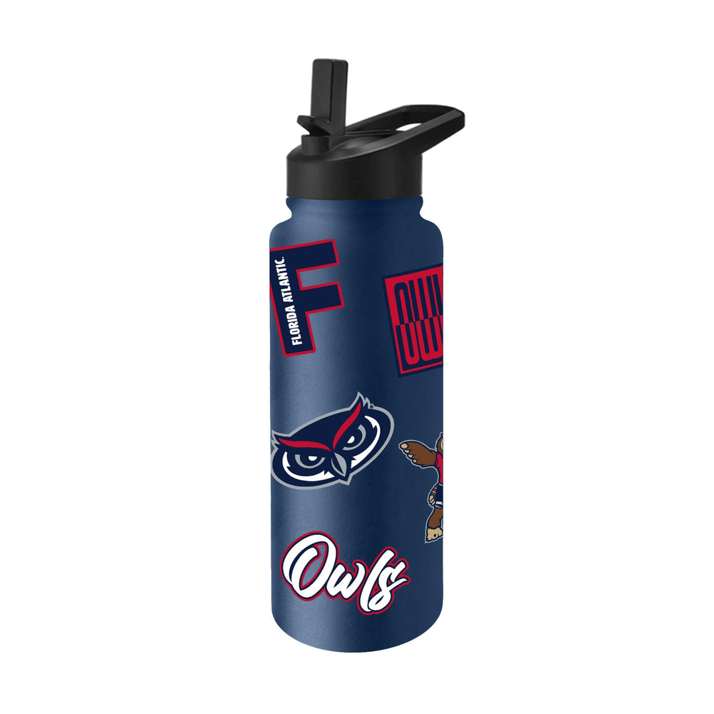 Florida Atlantic 34oz Dreamweave Quencher Bottle - Logo Brands - Flyclothing LLC