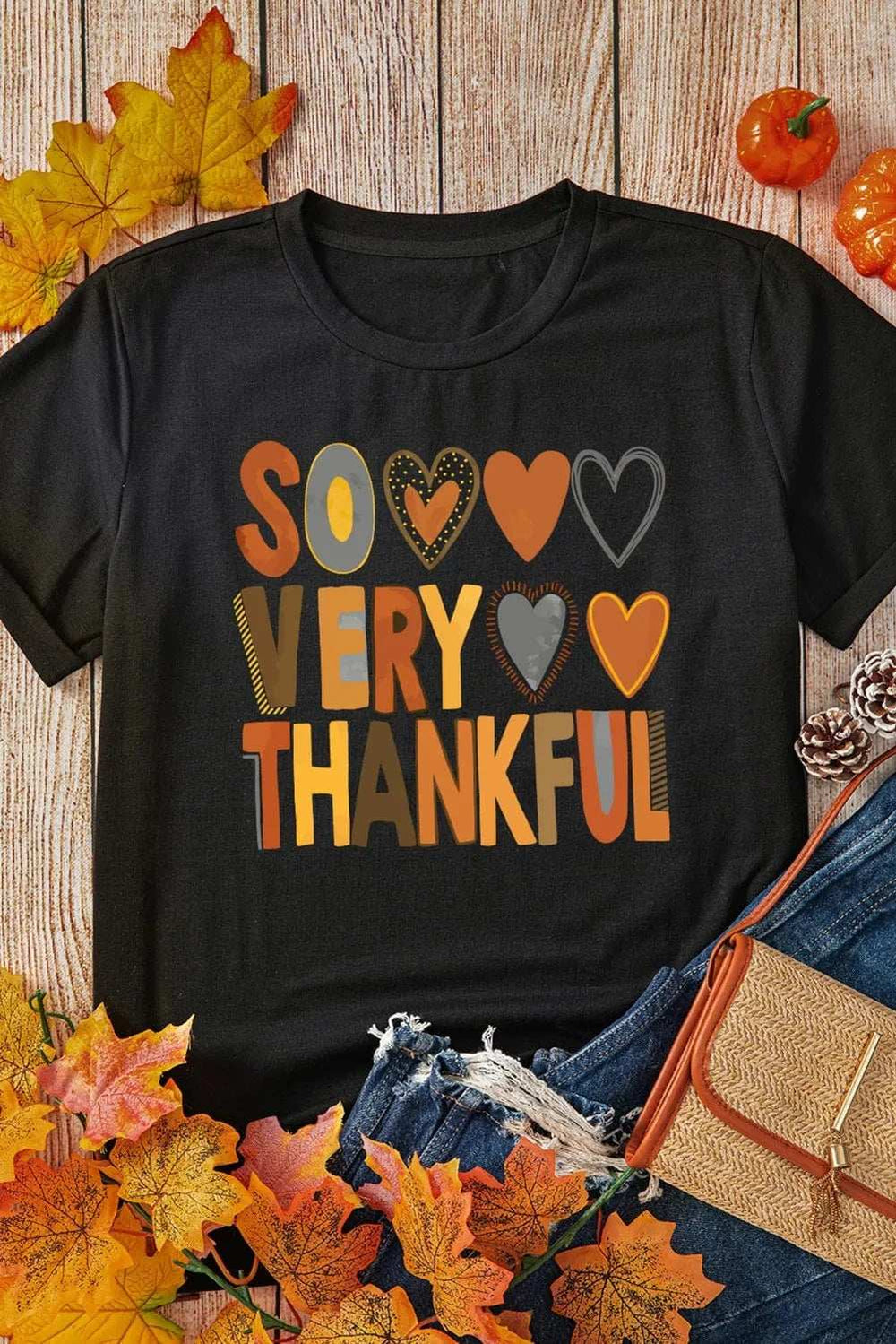 Letter Graphic Round Neck Short Sleeve T-Shirt - Trendsi - Flyclothing LLC
