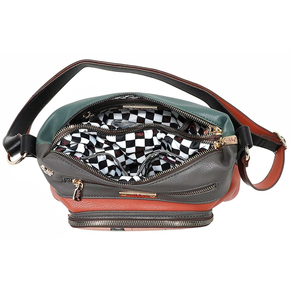 Nicole Lee USA Eco-Leather Adjustable Strap Crossbody Bag - Trendsi - Flyclothing LLC