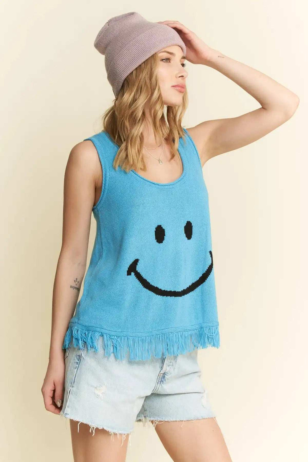 Jade By Jane Smiley Fringe Tank Top - Trendsi - Flyclothing LLC