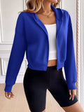 Ivy Lane Zip Up Dropped Shoulder Hooded Jacket - Trendsi - Flyclothing LLC