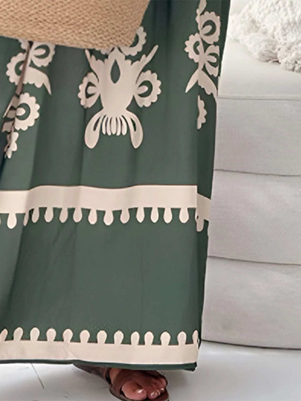 Printed Spaghetti Strap Sleeveless Maxi Dress - Trendsi - Flyclothing LLC