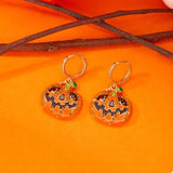 Halloween Pumpkin Drop Earrings - Trendsi - Flyclothing LLC