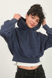 HYFVE Drop Shoulder Cropped Hoodie - Trendsi - Flyclothing LLC