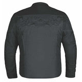 Inferno - Mens Textile Skull Jacket - Unik Just for Bikers - Flyclothing LLC