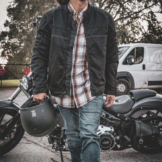 Hurricane - Mens Textile Mesh Jacket - Unik Just for Bikers - Flyclothing LLC
