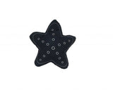 12" X 12" Blue and White Star Linen Throw Pillow - Homeroots - Flyclothing LLC