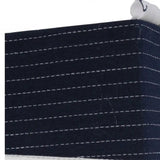 12" X 12.5" X 9.5" White Blue Foldable Fabric Basket Set Of 3 - Homeroots - Flyclothing LLC