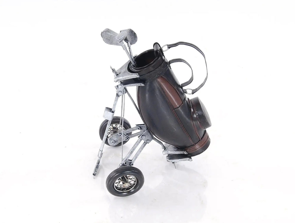 6.5" X 8" X 10" Black Golf Bag - Homeroots