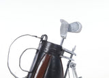 6.5" X 8" X 10" Black Golf Bag - Homeroots