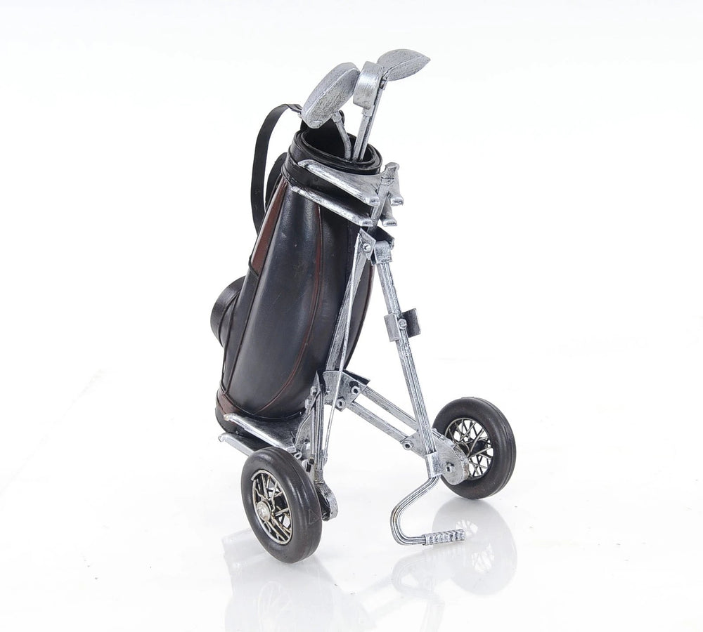 6.5" X 8" X 10" Black Golf Bag - Homeroots