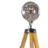 35" Distressed Tripod Floor Lamp With Cone - Homeroots - Flyclothing LLC