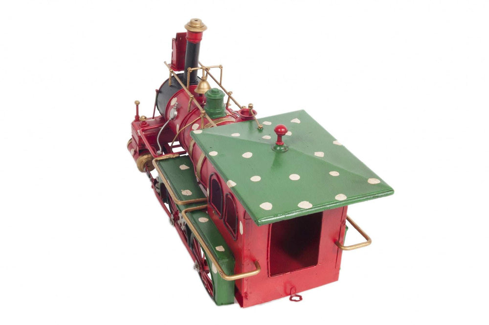 Handmade Tin Christmas Train Model - Homeroots - Flyclothing LLC