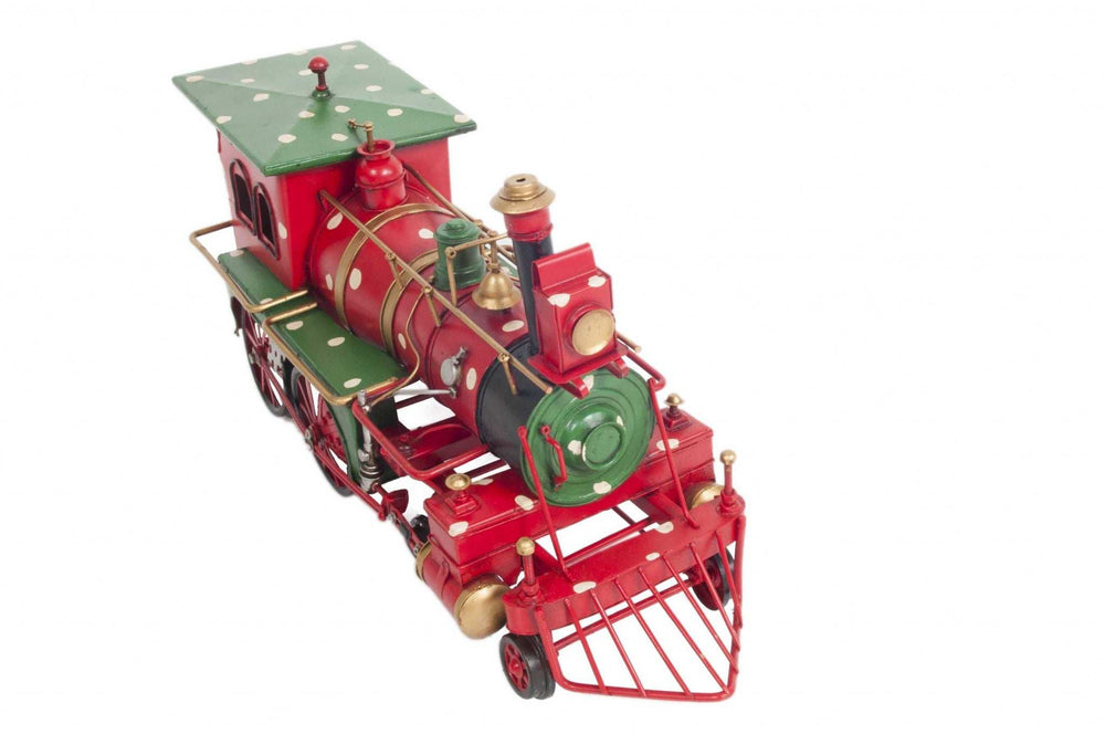 Handmade Tin Christmas Train Model - Homeroots - Flyclothing LLC