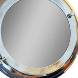 21" Silver Round Aluminum Framed Accent Mirror - Homeroots