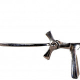 3" Novelty Nickel Metal And Glass Analog Wall Clock - Homeroots - Flyclothing LLC