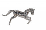 Large Silver Horse Statue - Homeroots - Flyclothing LLC