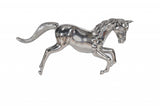 Large Silver Horse Statue - Homeroots - Flyclothing LLC