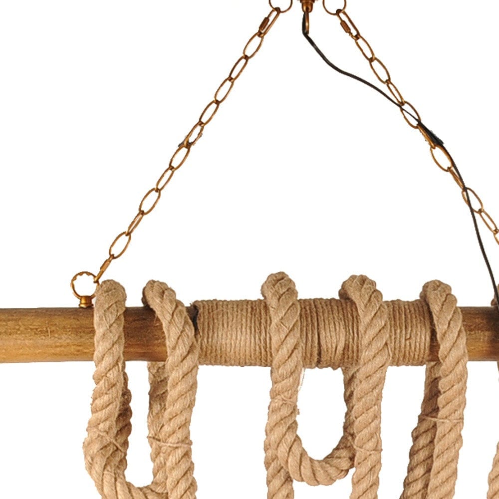 5" X 30" X 50" 6 Bulbs Medusa Pendant Lamp - Homeroots - Flyclothing LLC