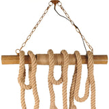 5" X 30" X 50" 6 Bulbs Medusa Pendant Lamp - Homeroots - Flyclothing LLC