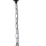 Natural and Black Iron and Rope Three Light Ceiling Light - Homeroots - Flyclothing LLC