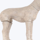 17" Natural Resin Hand Painted Figurine Tabletop Sculpture - Homeroots