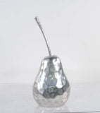 Delicious Hammered Finish Pear Statue - Homeroots - Flyclothing LLC