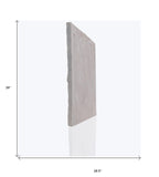 29" X 5" Gray Resin Wall Decor - Homeroots