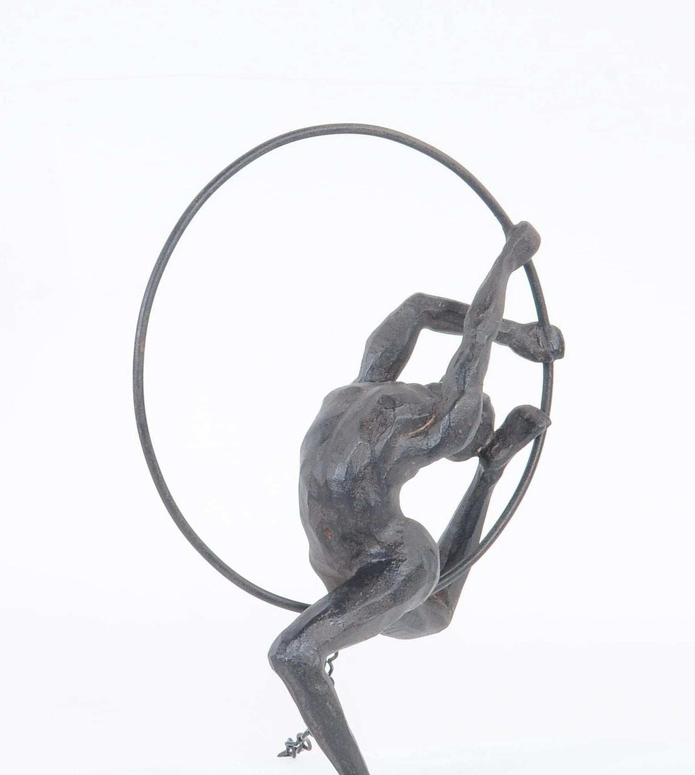 Athletic Man Hanging Ring Sculpture - Homeroots - Flyclothing LLC