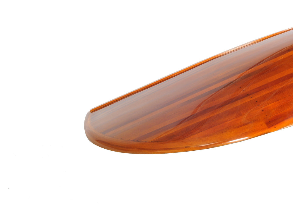 12.375" X 107" X 15.375" Display Half Canoe - Homeroots