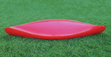 26.5" X 117" X 20" Red Wooden Canoe With Ribs Curved Bow - Homeroots - Flyclothing LLC