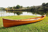 31.5" X 187.5" X 24" Wooden Canoe With Ribs - Homeroots - Flyclothing LLC