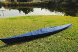 24" X 177" X 13.5" White And Purple Ribbonwooden Kayak - Homeroots - Flyclothing LLC