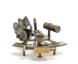 4" X 4.5" X 2.5" Nautical Sextant In Wood Box Medium - Homeroots