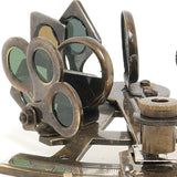 4" X 4.5" X 2.5" Nautical Sextant In Wood Box Medium - Homeroots