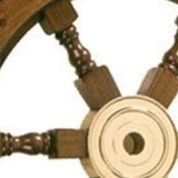 30" X 30" X 2" Ship Wheel - Homeroots