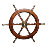 30" X 30" X 2" Ship Wheel - Homeroots