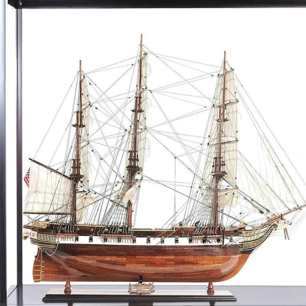 23" Dark Brown Glass Standard Display Stand - Homeroots - Flyclothing LLC