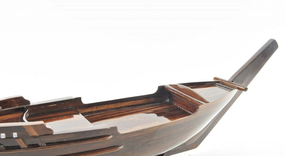 5.5" X 27" X 8.5" Dhow Boatsushi Tray - Homeroots