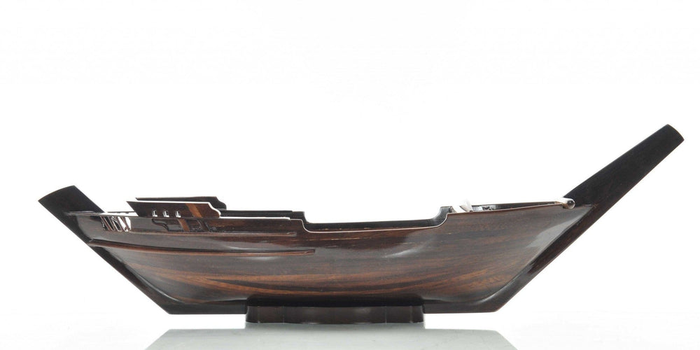 5.5" X 27" X 8.5" Dhow Boatsushi Tray - Homeroots