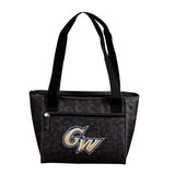 George Washington Leopard Print 16 Can Cooler Tote - Logo Brands - Flyclothing LLC